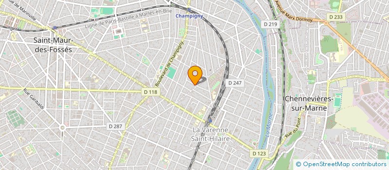 localisation de l'entreprise LES GALIPETTES à SAINT-MAUR-DES-FOSSES