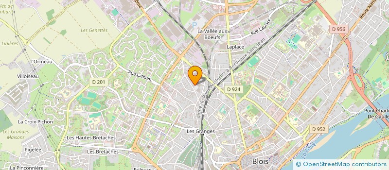 localisation de l'entreprise LES GALLIERES  BLOIS