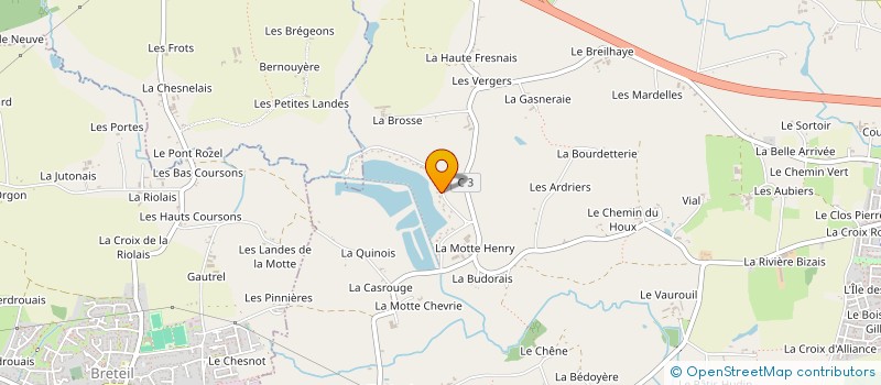 localisation de l'entreprise LES GALLINACEES SG à SAINT-GILLES