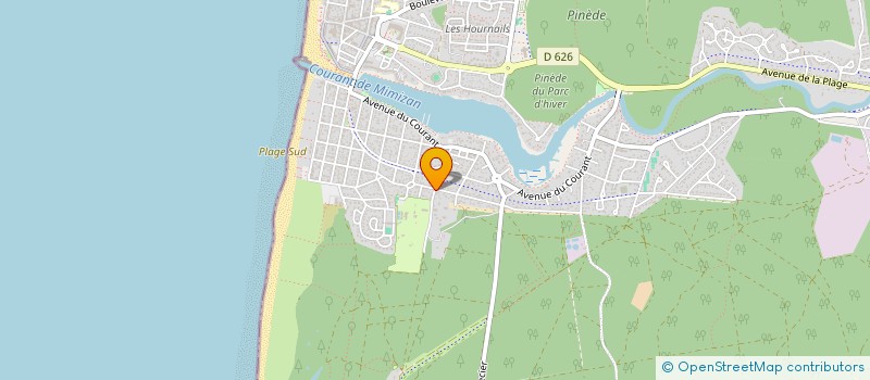 localisation de l'entreprise LES GALLIPS  MIMIZAN