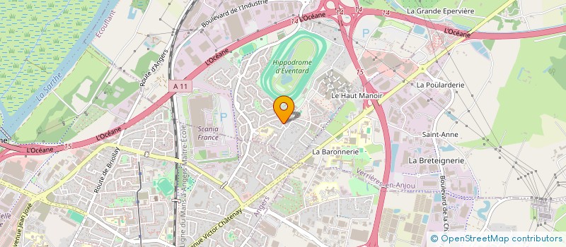 localisation de l'entreprise LES GALLYJAN  ECOUFLANT