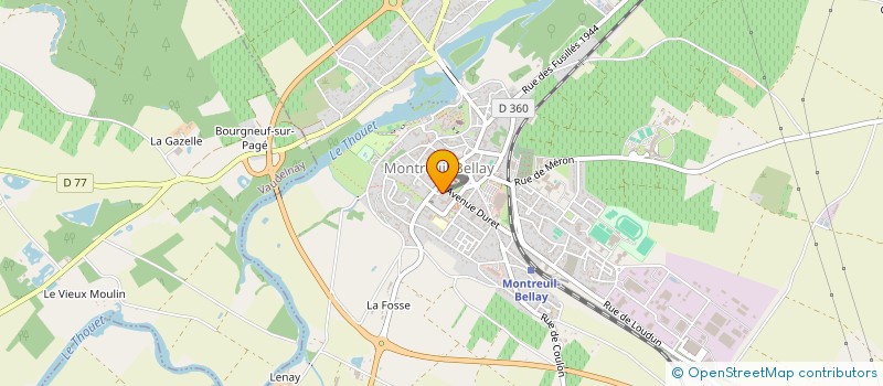 localisation de l'entreprise LES GALMOISES à BELLEVIGNE-LES-CHATEAUX