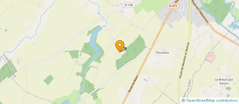 localisation de l'entreprise LES GALOPADES à CHATILLON-SUR-INDRE