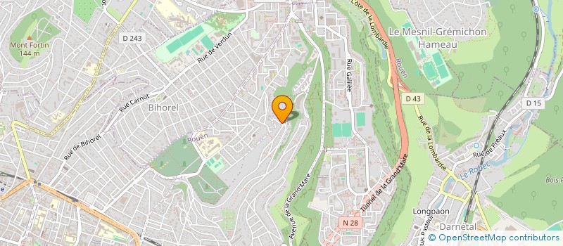 localisation de l'entreprise LES GALOPEURS DE LA SANTE à ROUEN