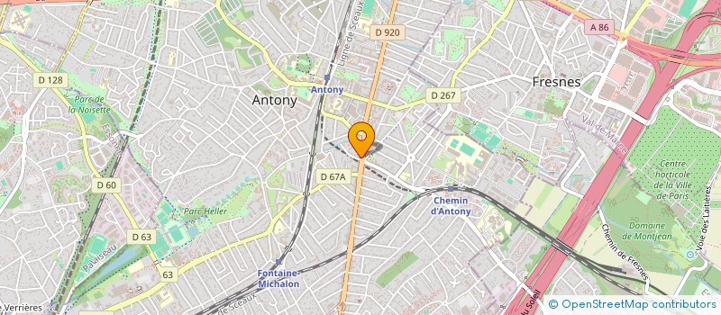 localisation de l'entreprise LES GALOPINS ANTONY à ANTONY