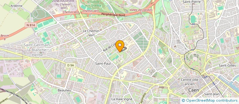 localisation de l'entreprise LES GALOPINS DE CALCUTTA à CAEN