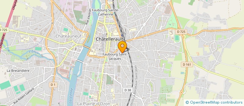 localisation de l'entreprise LES GALOPINS DES BOIS  CHATELLERAULT