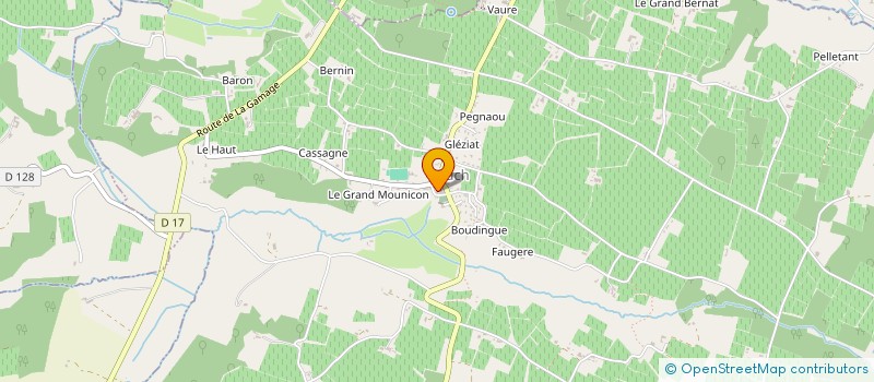 localisation de l'entreprise LES GALOPINS DU ROCHER  RUCH