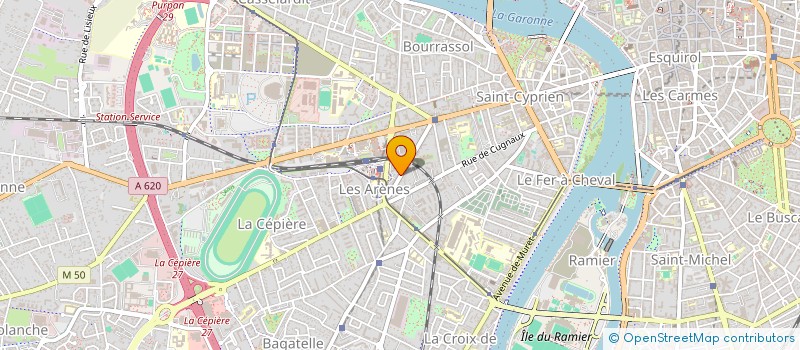 localisation de l'entreprise LES GALOPINS SERVICES à TOULOUSE