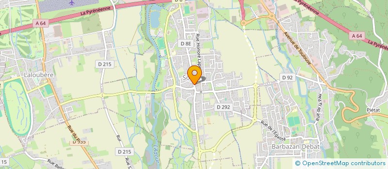 localisation de l'entreprise LES GAMBETTES SOUESSOISES  SOUES