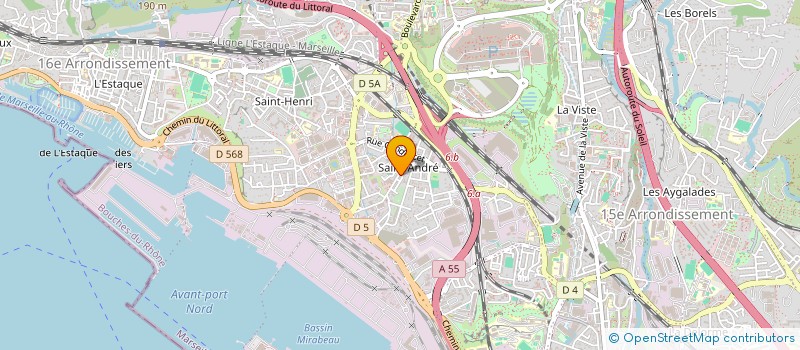 localisation de l'entreprise LES GAMELLES DE MANELLE à MARSEILLE