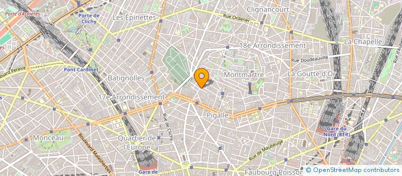 localisation de l'entreprise LES GAMINES à PARIS