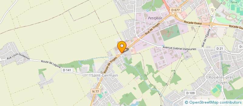 localisation de l'entreprise LES GAMINS  SAINT-GERMAIN