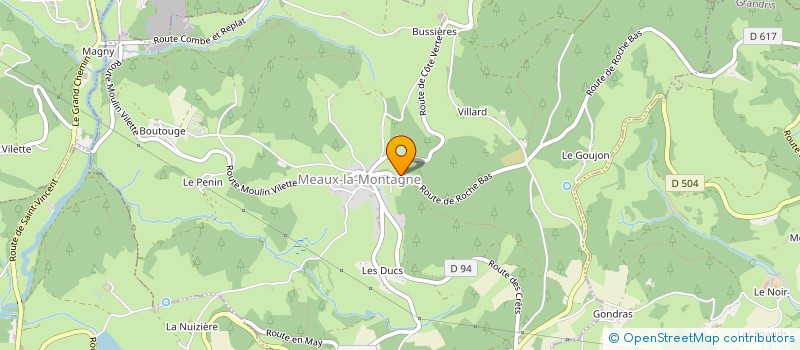 localisation de l'entreprise LES GAMINS  MEAUX-LA-MONTAGNE