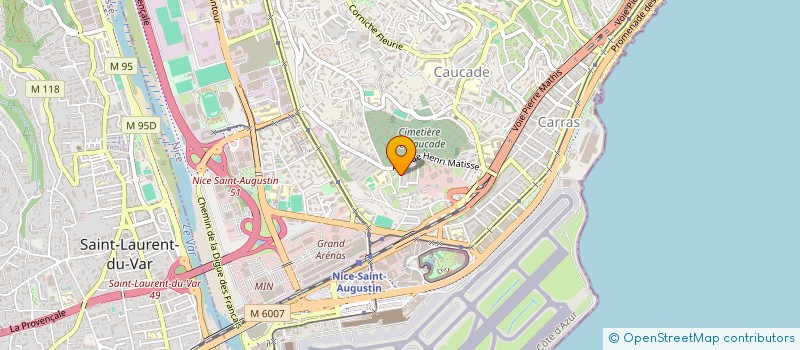localisation de l'entreprise LES GAMINS DU FAUBOURG à NICE