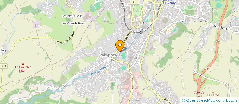 localisation de l'entreprise LES GAPIANS à VALS-PRES-LE-PUY