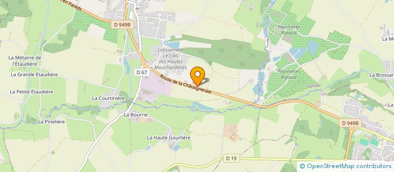 localisation de l'entreprise LES GARAGES CHAIGNEAU à CHEFFOIS