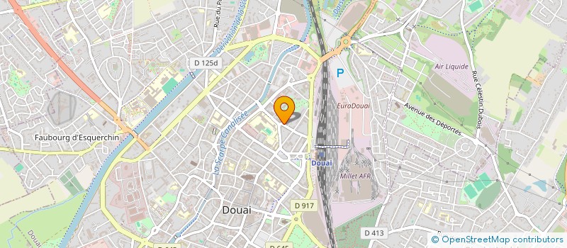 localisation de l'entreprise LES GARAGES DE MONTARGIS à DOUAI