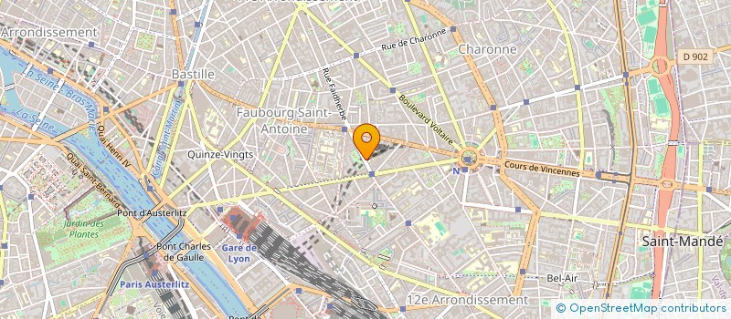 localisation de l'entreprise LES GARANCES VOYAGEUSES  PARIS