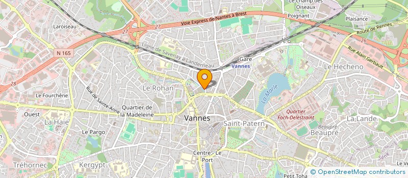 localisation de l'entreprise LES GARCONNES à VANNES