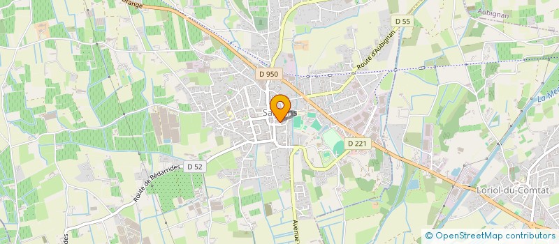 localisation de l'entreprise LES GARCONS  SARRIANS