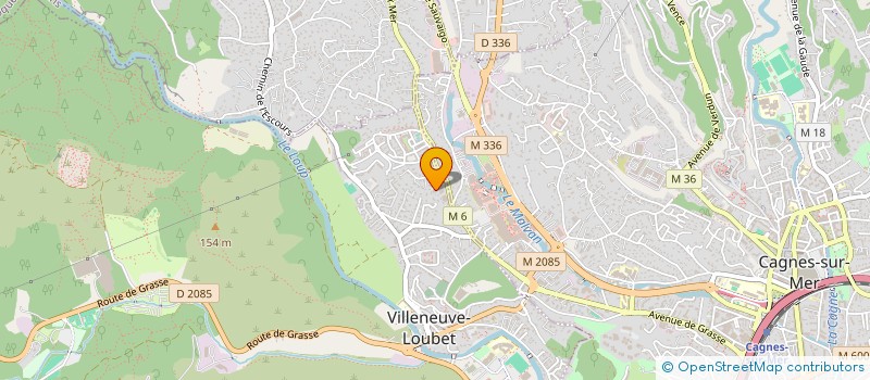 localisation de l'entreprise LES GARCONS DE MARIE à VILLENEUVE-LOUBET