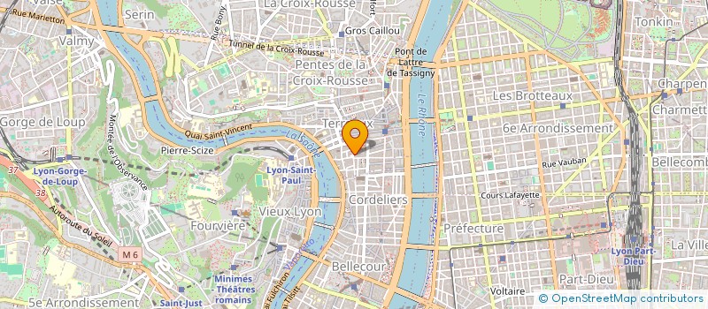 localisation de l'entreprise LES GARCONS EN CUISINE à LYON