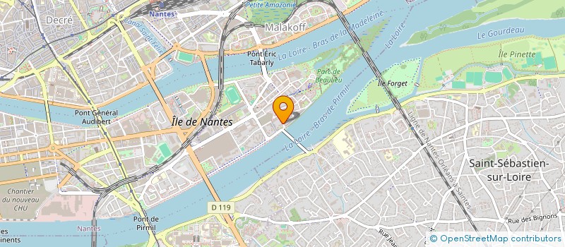 localisation de l'entreprise LES GARDE-FOUS NANTAIS  NANTES