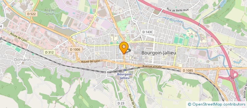 localisation de l'entreprise LES GARDERIEHOME à BOURGOIN-JALLIEU