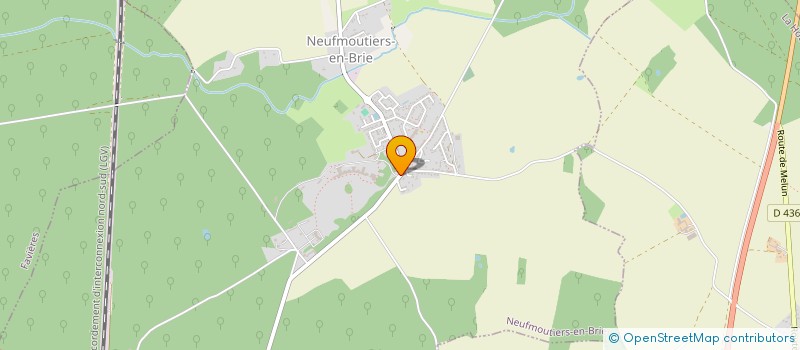 localisation de l'entreprise LES GARDES FRANCAISES  NEUFMOUTIERS-EN-BRIE