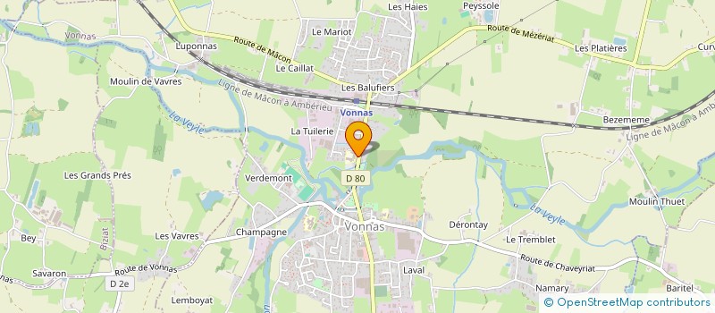 localisation de l'entreprise LES GARDIENNES DE NARCISSE  VONNAS