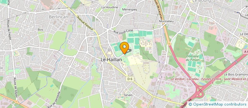 localisation de l'entreprise LES GARDIENS  LE HAILLAN