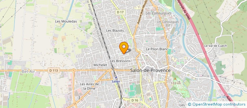 localisation de l'entreprise LES GARDIENS DE LA BIOCENOSE  SALON-DE-PROVENCE