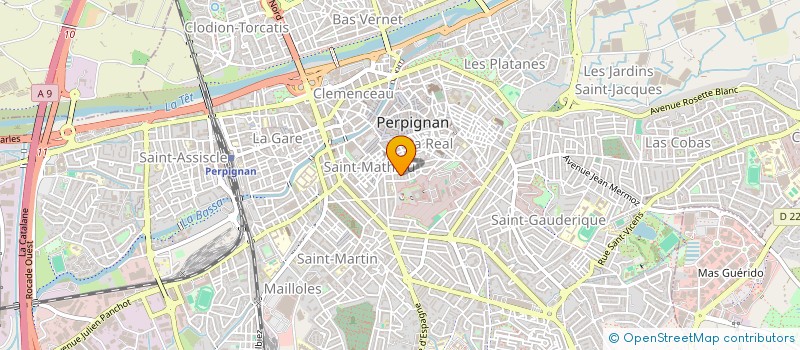 localisation de l'entreprise LES GARDIENS DE LA FORCE  PERPIGNAN