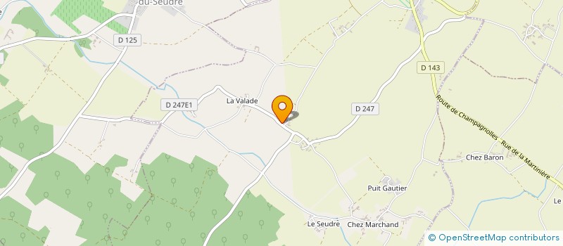 localisation de l'entreprise LES GARDIENS DE LA SERENITE  CHAMPAGNOLLES