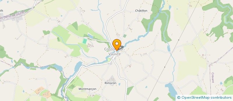 localisation de l'entreprise LES GARDIENS DU FEU : CINEMA ITINERANT à CROZON-SUR-VAUVRE