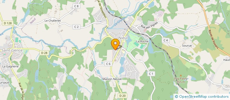 localisation de l'entreprise LES GARDIENS DU LAC (LGL) à NIEUL