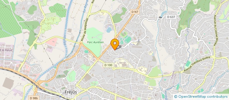 localisation de l'entreprise LES GARDINETTES  FREJUS