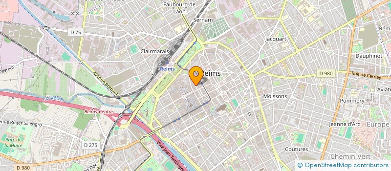 localisation de l'entreprise LES GARDIOLS  REIMS