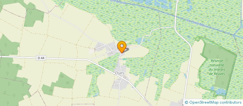 localisation de l'entreprise LES GARENNES  REUVES