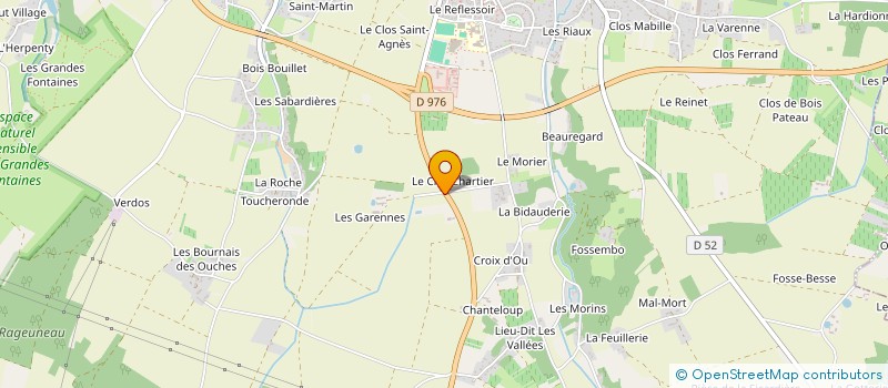localisation de l'entreprise LES GARENNES à BLERE