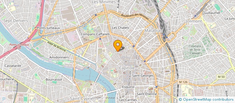 localisation de l'entreprise LES GARIBALDIENS  TOULOUSE