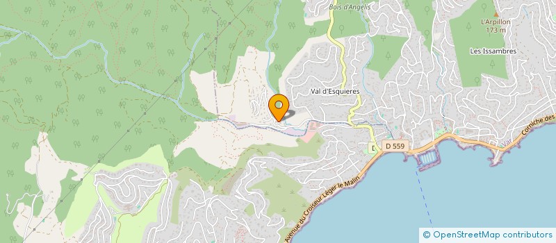 localisation de l'entreprise LES GARILLANS  ROQUEBRUNE-SUR-ARGENS