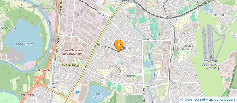 localisation de l'entreprise LES GARNEMENTS  STRASBOURG