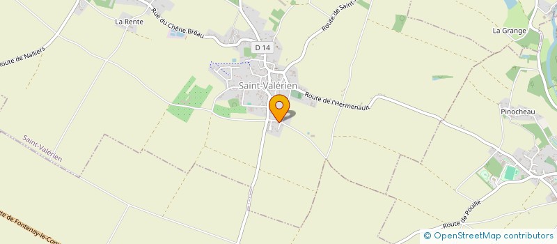 localisation de l'entreprise LES GARNES  SAINT-VALERIEN