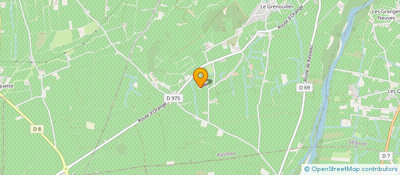 localisation de l'entreprise LES GAROUNS  RASTEAU