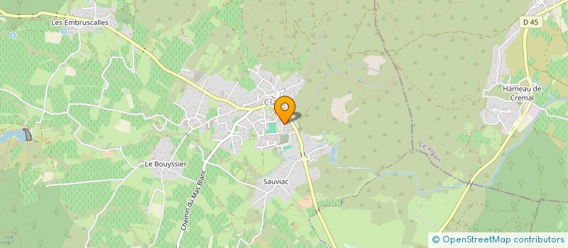 localisation de l'entreprise LES GARRIGAIRES à CLARET