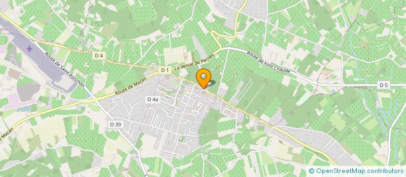 localisation de l'entreprise LES GARRIGUES DE SAINT DIDIER  SAINT-DIDIER