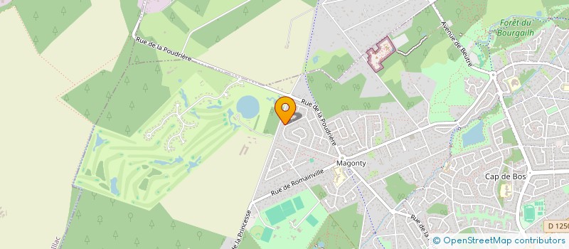 localisation de l'entreprise LES GARRIGUETTES  PESSAC