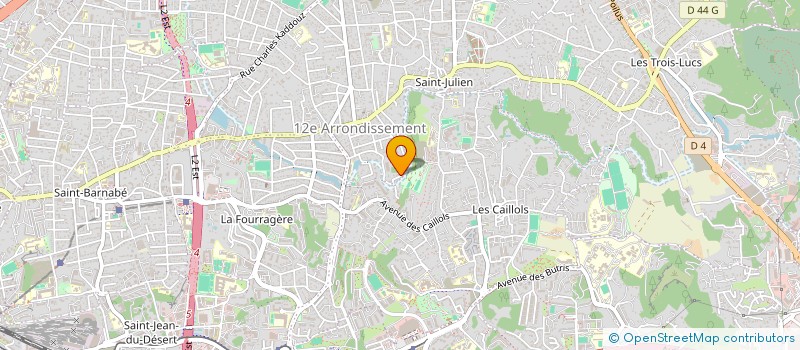 localisation de l'entreprise LES GARS D EN FACE à MARSEILLE